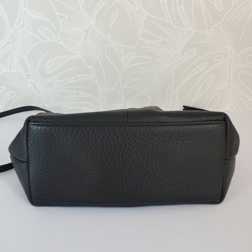 HOBO Kirby Black Leather Small Shoulder Bag - Picture 6 of 10